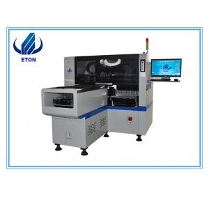 Small Manufacturer Smt Pcb Mounting Machine E6T With 20 Feeder 8 Head Smt Pick And Place Machine