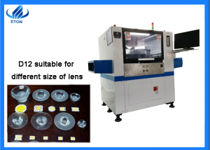 Automatic glue dispenser machine for lens