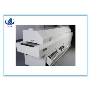 Automatic 6 Zones Lead Free Solder SMT Reflow Oven For LED Tube Bulb Strip Downlight Panel Light Assembly Machine