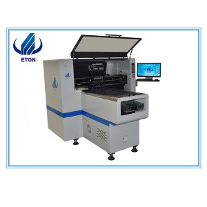 Small Manufacturer Smt Pcb Mounting Machine E6T With 20 Feeder 8 Head Smt Pick And Place Machine