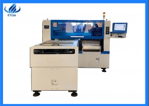 Double module magnetic linear motor multifunctional pick and place machine HT-E8D