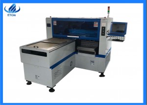 Double module magnetic linear motor multifunctional pick and place machine HT-E8D